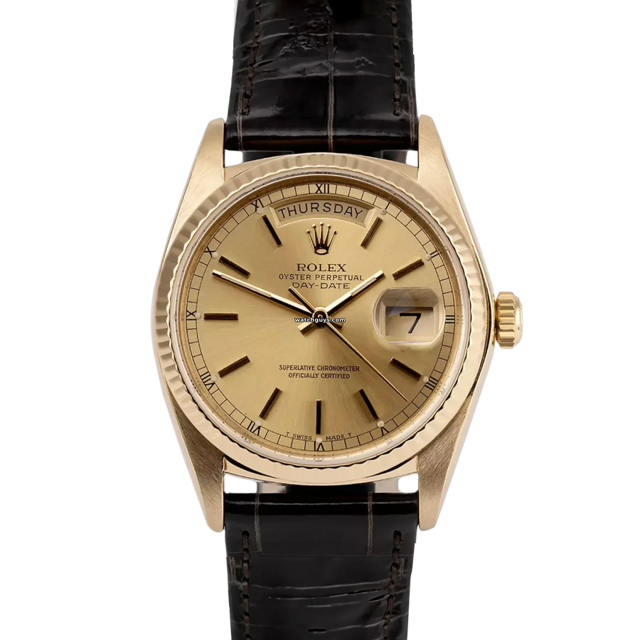 Rolex Day-Date 18038 Champagne Dial Watches