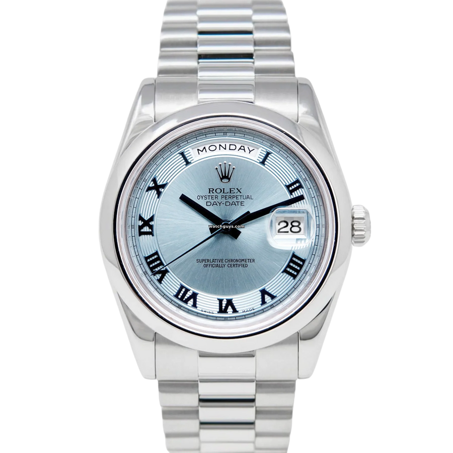 Rolex Day-Date 218206 Ice Blue Watches