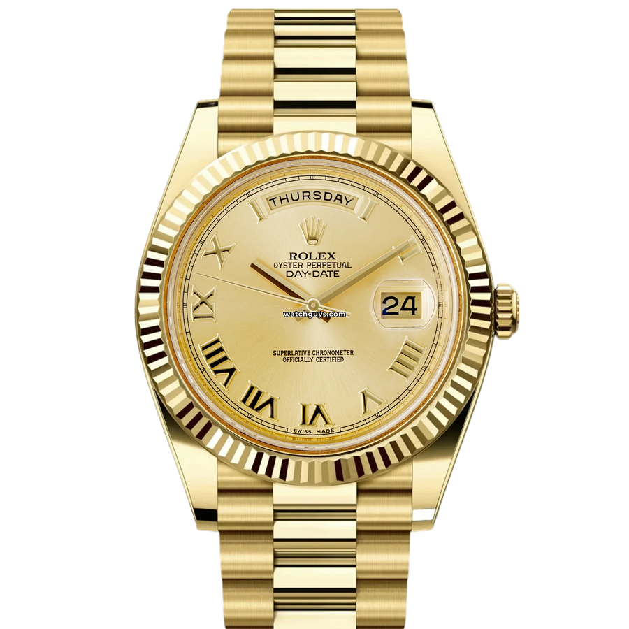 Rolex Day-Date 218238 Champagne Roman President