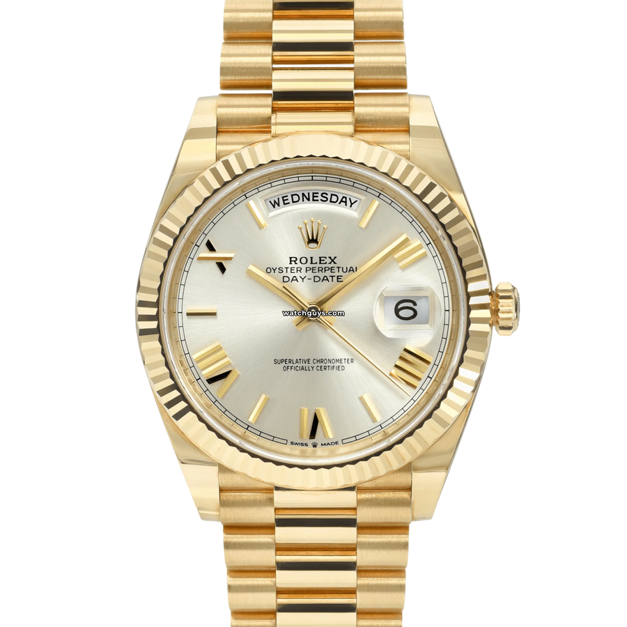 Rolex Day-Date 228238 Silver Roman