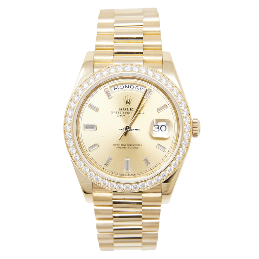 Rolex Day-Date 228348Rbr Champagne Baguette