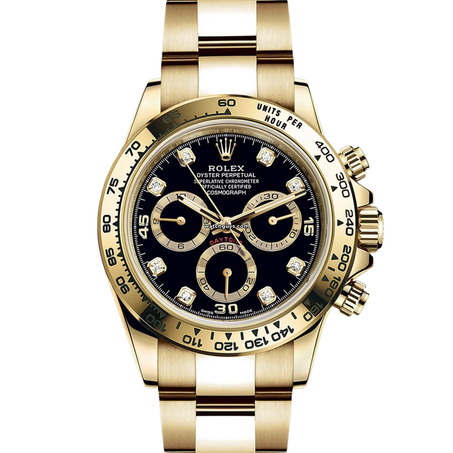 Rolex Daytona 116508 Black Diamond Watches