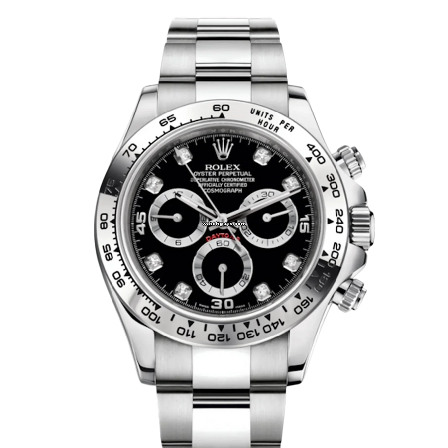 Rolex Daytona 116509 Black Diamond Watches