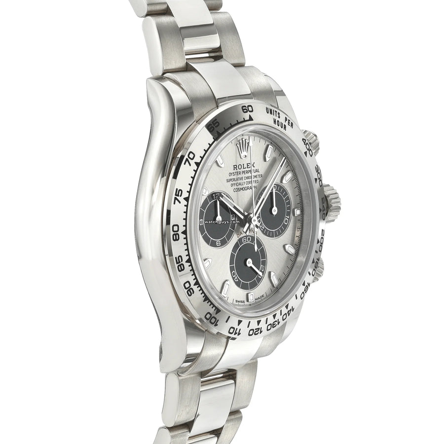 Rolex Daytona 116509 Steel Dial 18K White Gold Watches