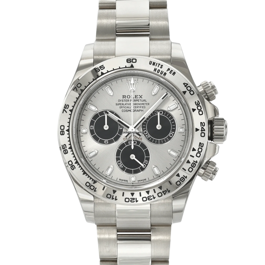 Rolex Daytona 116509 Steel Dial 18K White Gold Watches