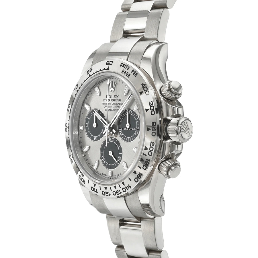 Rolex Daytona 116509 Steel Dial 18K White Gold Watches