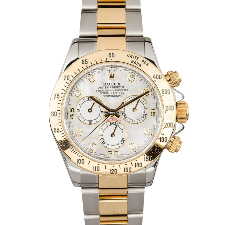 Rolex Daytona 116523 Diamond Mother Of Pearl Watches