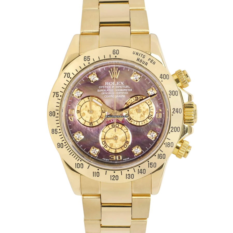 Rolex Daytona 116528 Black Mother Of Pearl