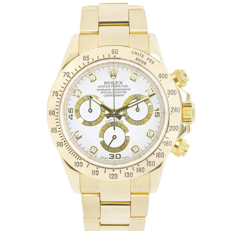 Rolex Daytona 116528 White Diamond