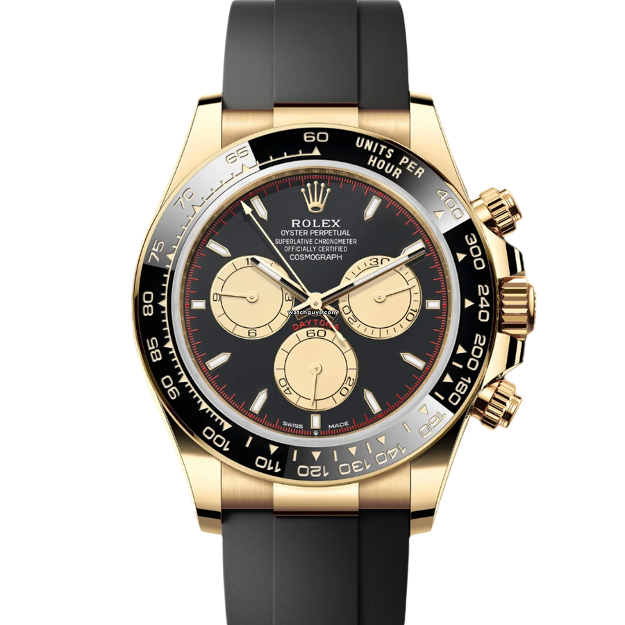 Rolex Daytona 126518 Black Oysterflex Watches