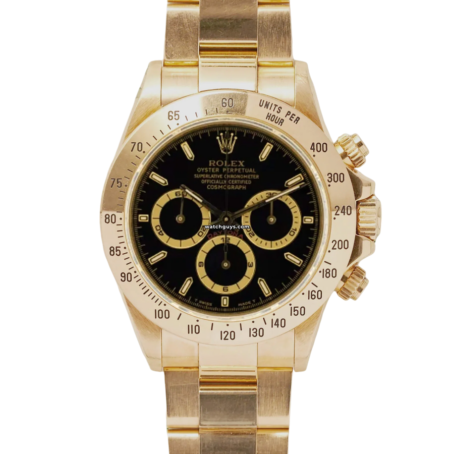 Rolex Daytona Zenith 16528 Black Watches