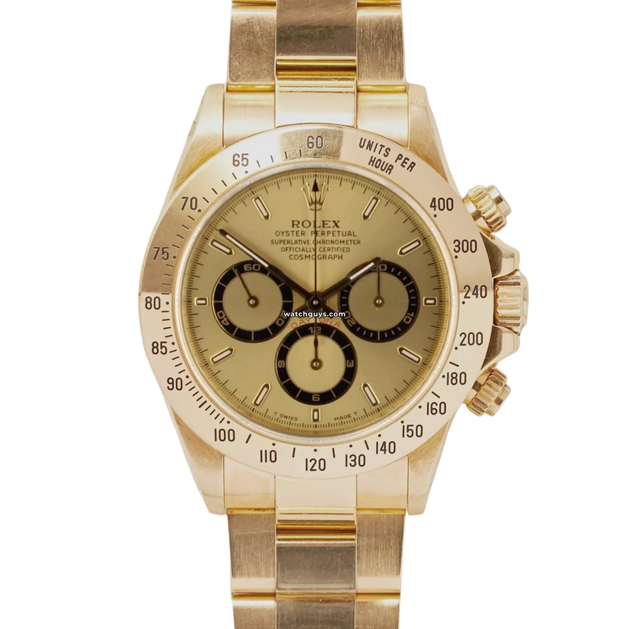 Rolex Daytona Zenith 16528 Champagne Watches