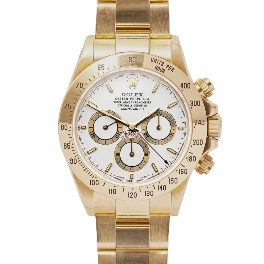 Rolex Daytona Zenith 16528 White Watches