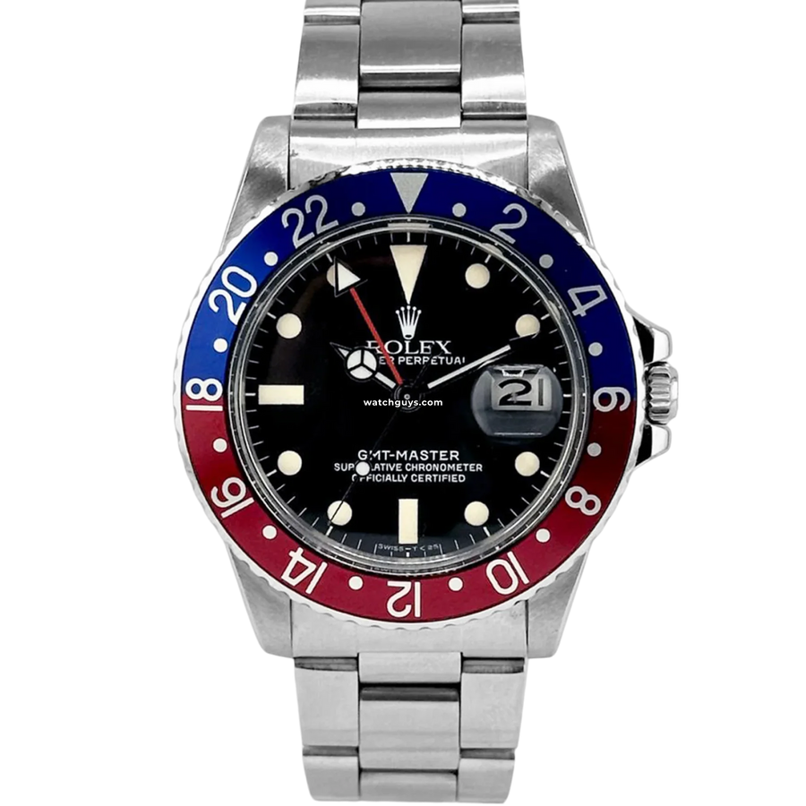 Rolex Gmt-Master 16750 Pepsi Matte Dial