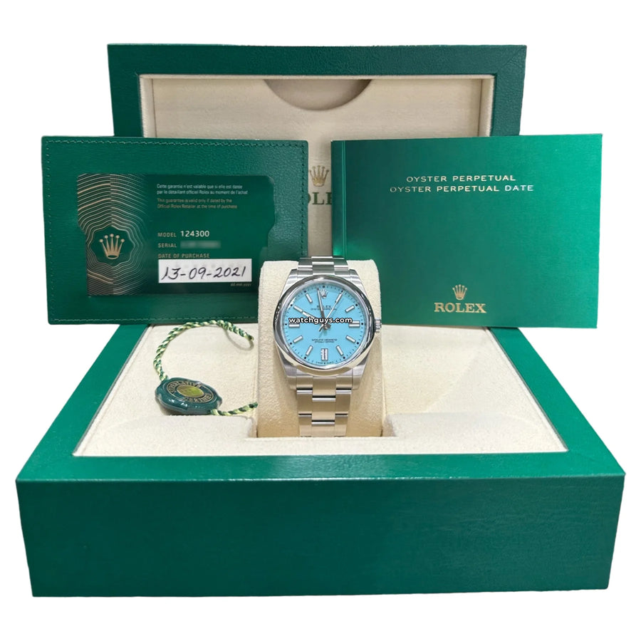 Rolex Oyster Perpetual 124300 Tiffany Blue