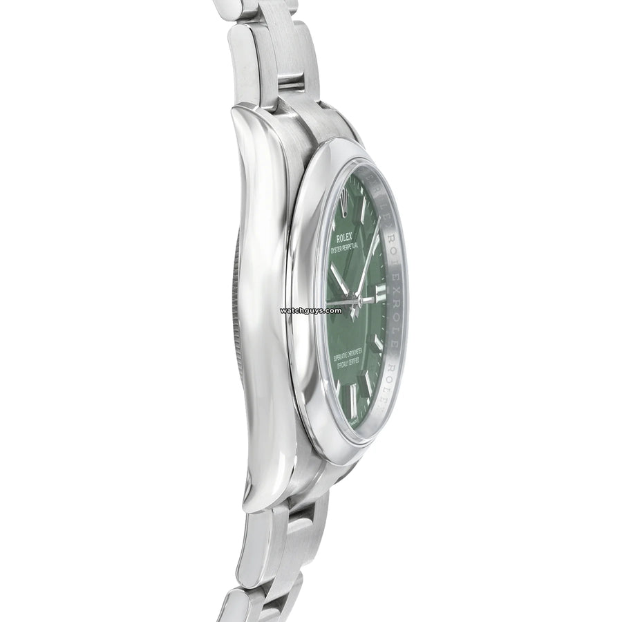 Rolex Oyster Perpetual 126000 Green Watches