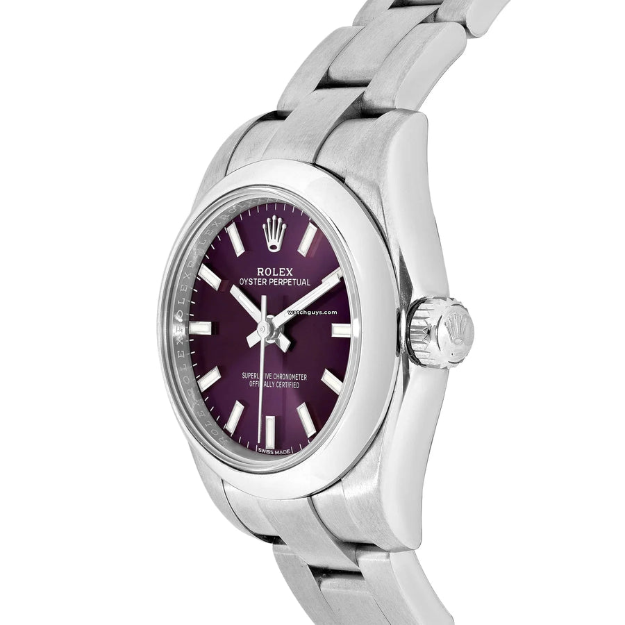 Rolex Oyster Perpetual 176200 Red Grape Watches