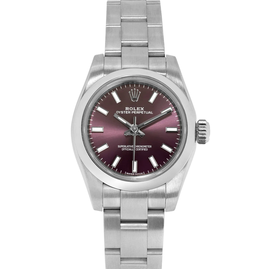 Rolex Oyster Perpetual 176200 Red Grape Watches