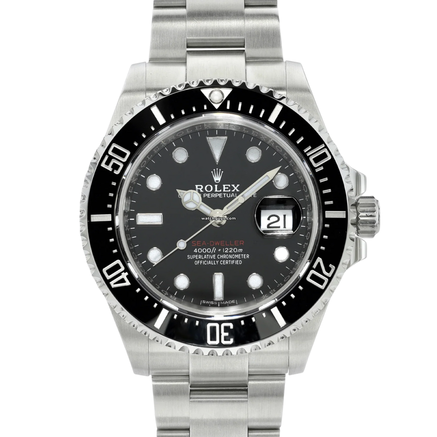 Rolex Sea-Dweller 126600 Black 43Mm Watches