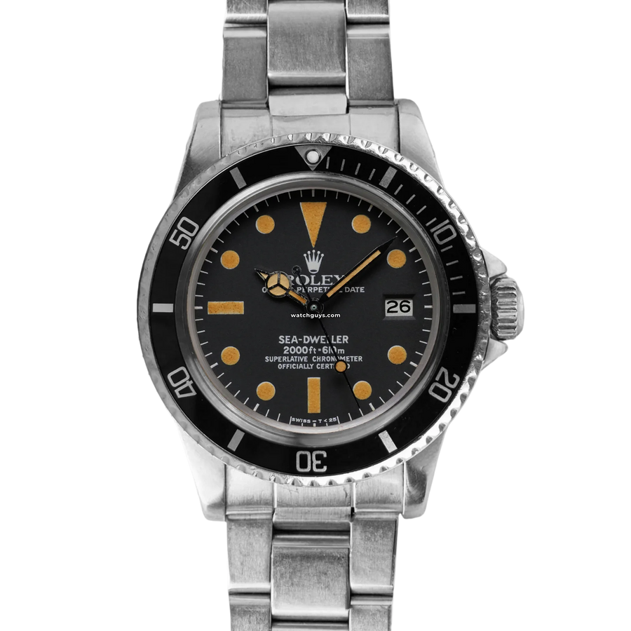 Rolex Sea Dweller Vintage 1665 Black Oyster Watches