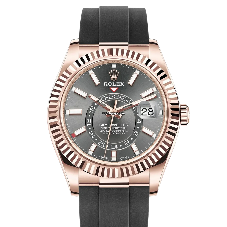 Rolex Sky-Dweller 326235 Slate Oysterflex Watches