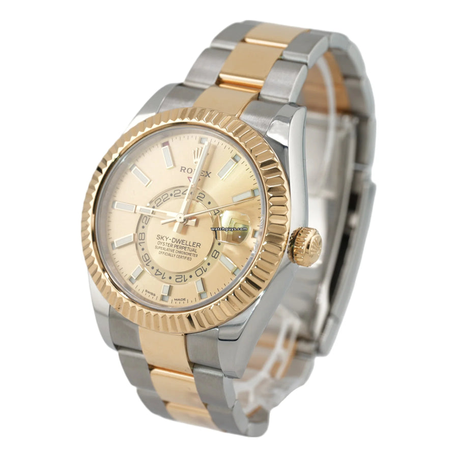 Rolex Sky-Dweller 326933 Champagne Oyster