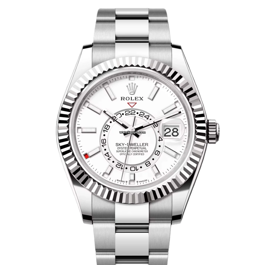 Rolex Sky-Dweller 326934 White Oyster Watches