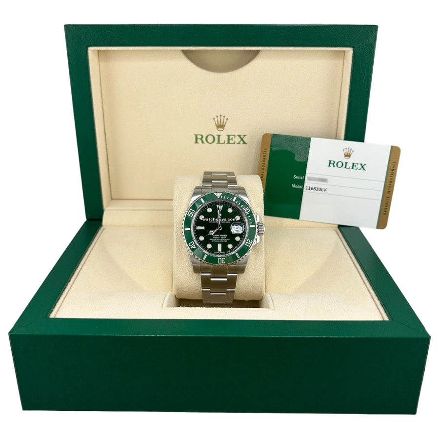 Rolex Submariner 116610Lv Hulk Watches