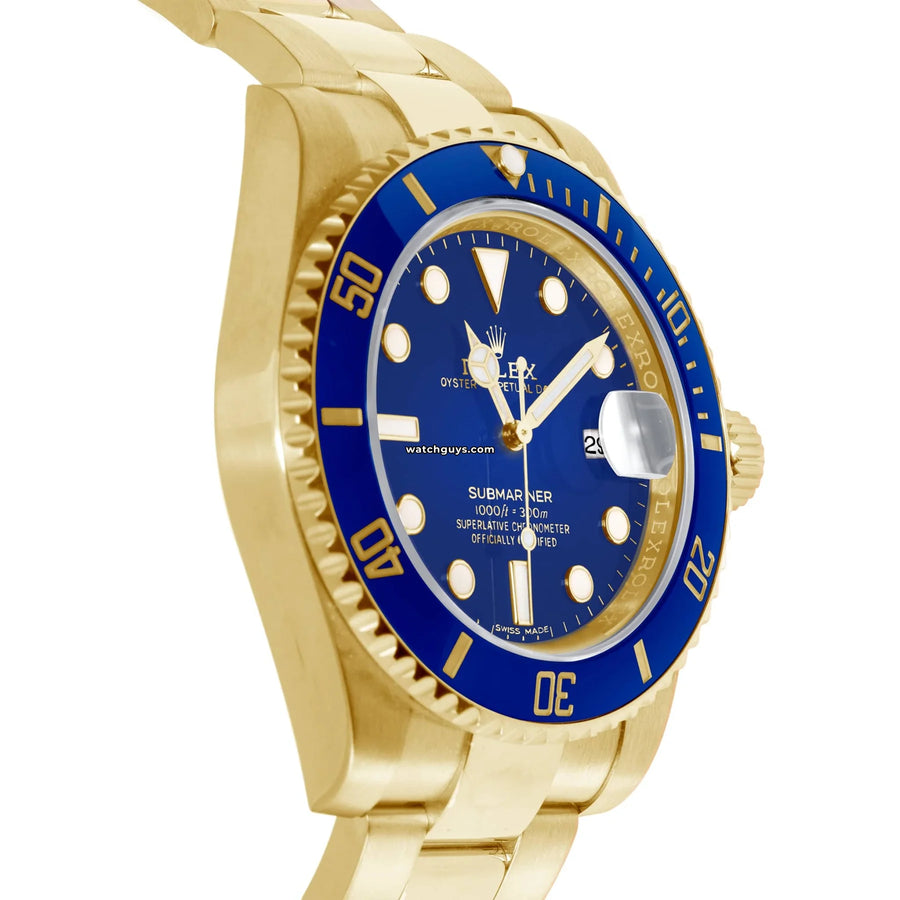 Rolex Submariner 116618Lb Blue Watches