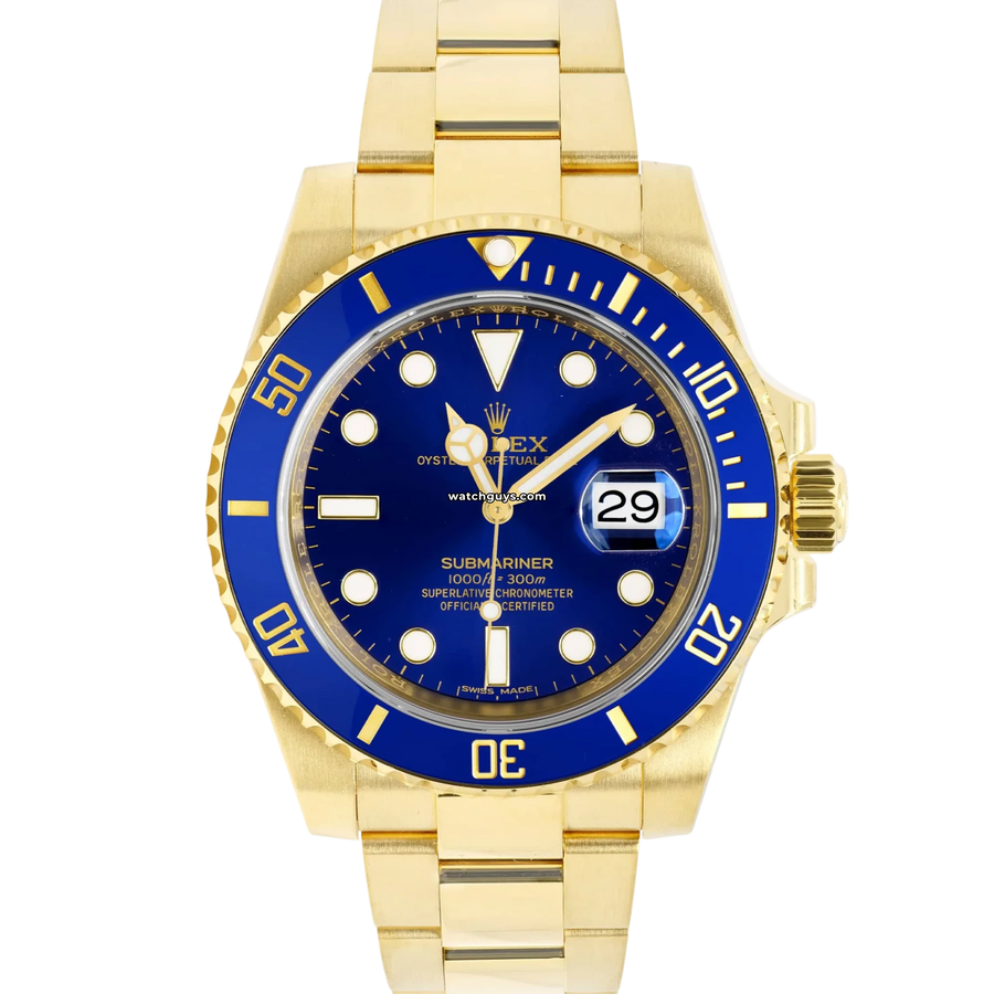 Rolex Submariner 116618Lb Blue Watches