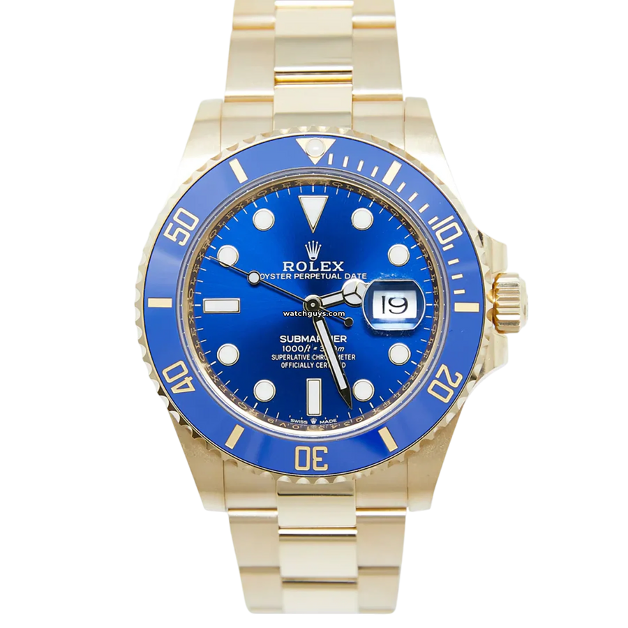 Rolex Submariner 126618Lb Blue 18K Yellow Gold Watches