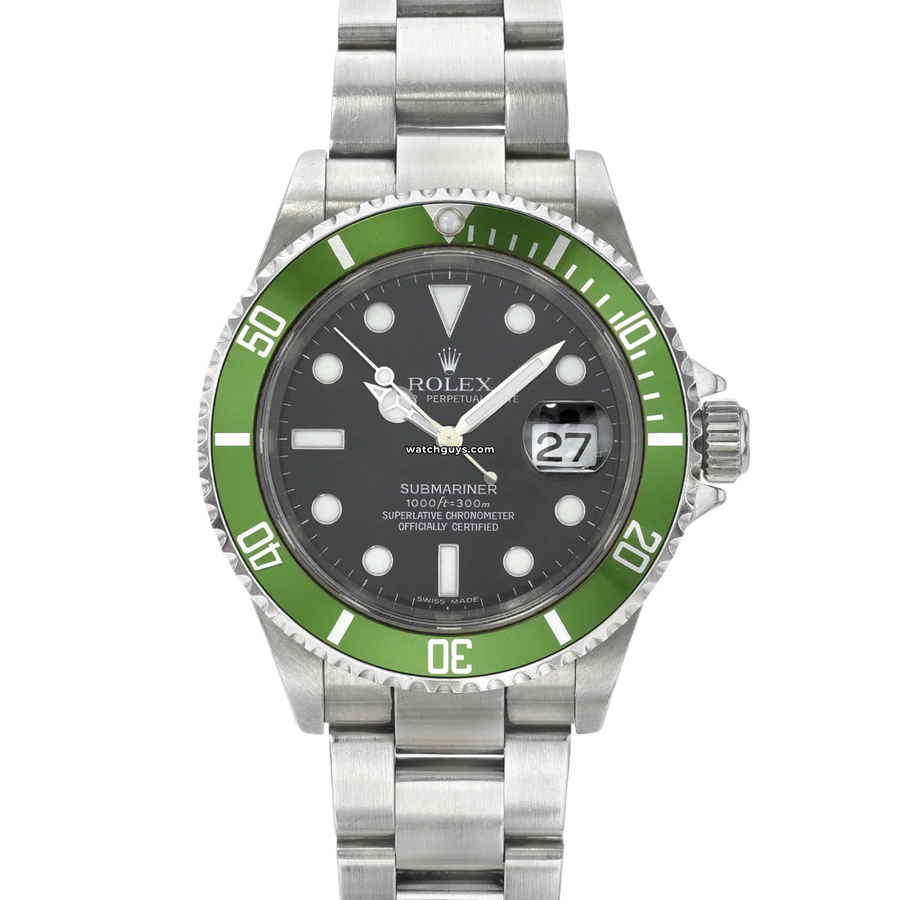 Rolex Submariner 16610Lv Kermit Flat 4 Watches