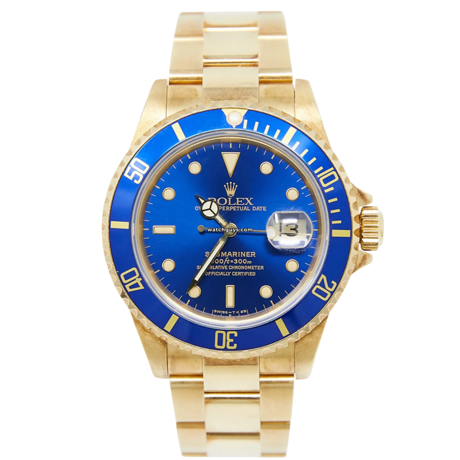 Rolex Submariner 16618 Blue Watches