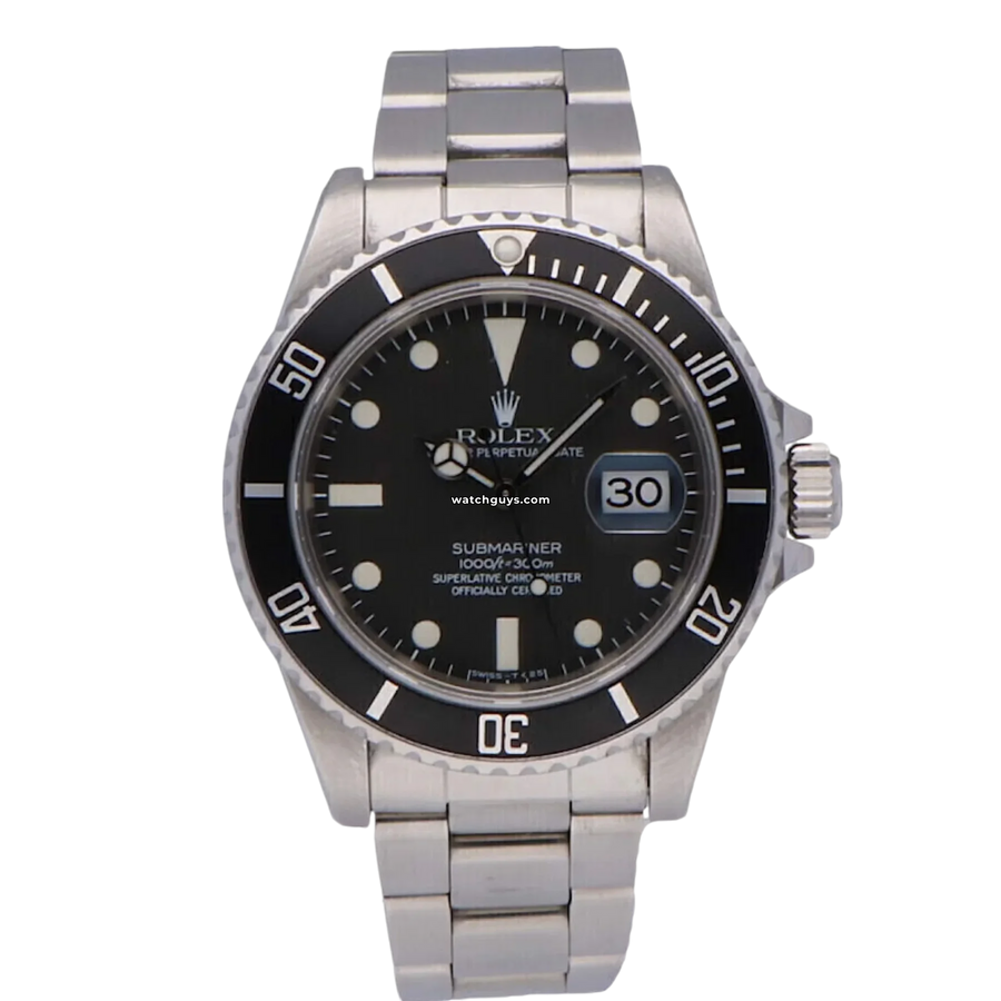 Rolex Submariner Date 16800 Black Dial Watches