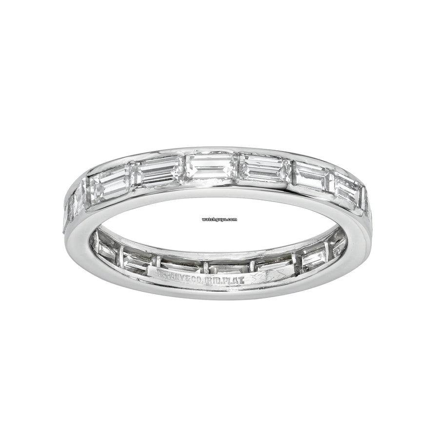 Tiffany & Co. Baguette Eternity Band Platinum