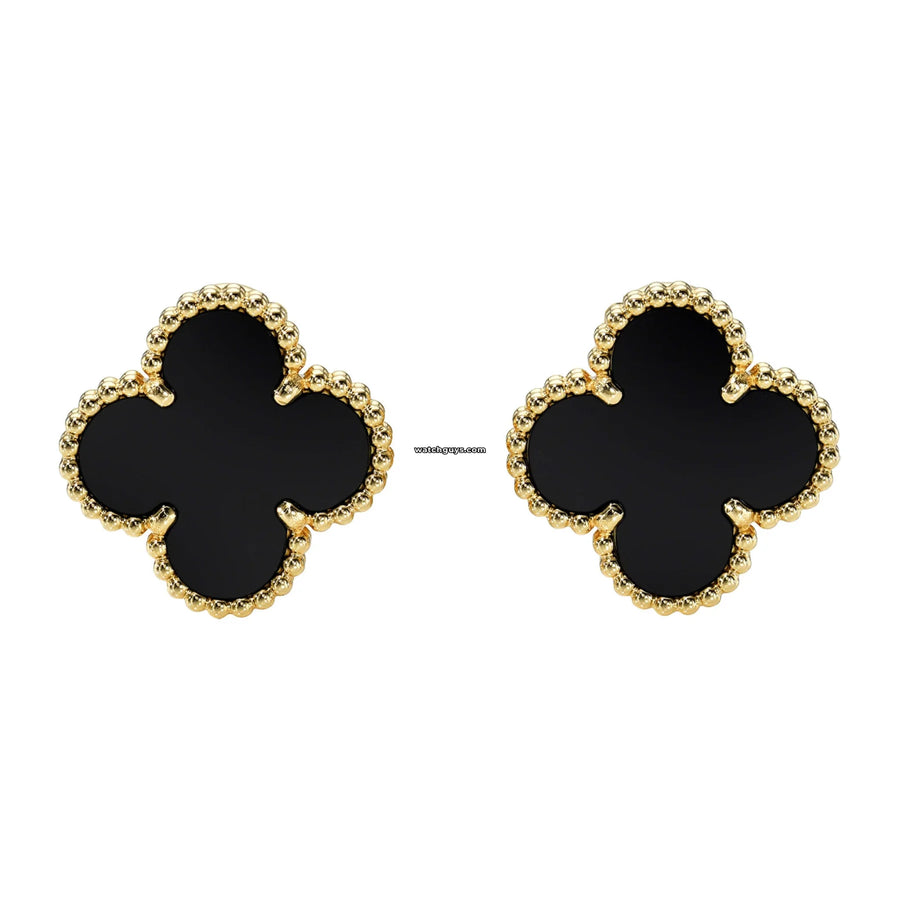 Van Cleef & Arpels Vintage Alhambra Earring Onyx