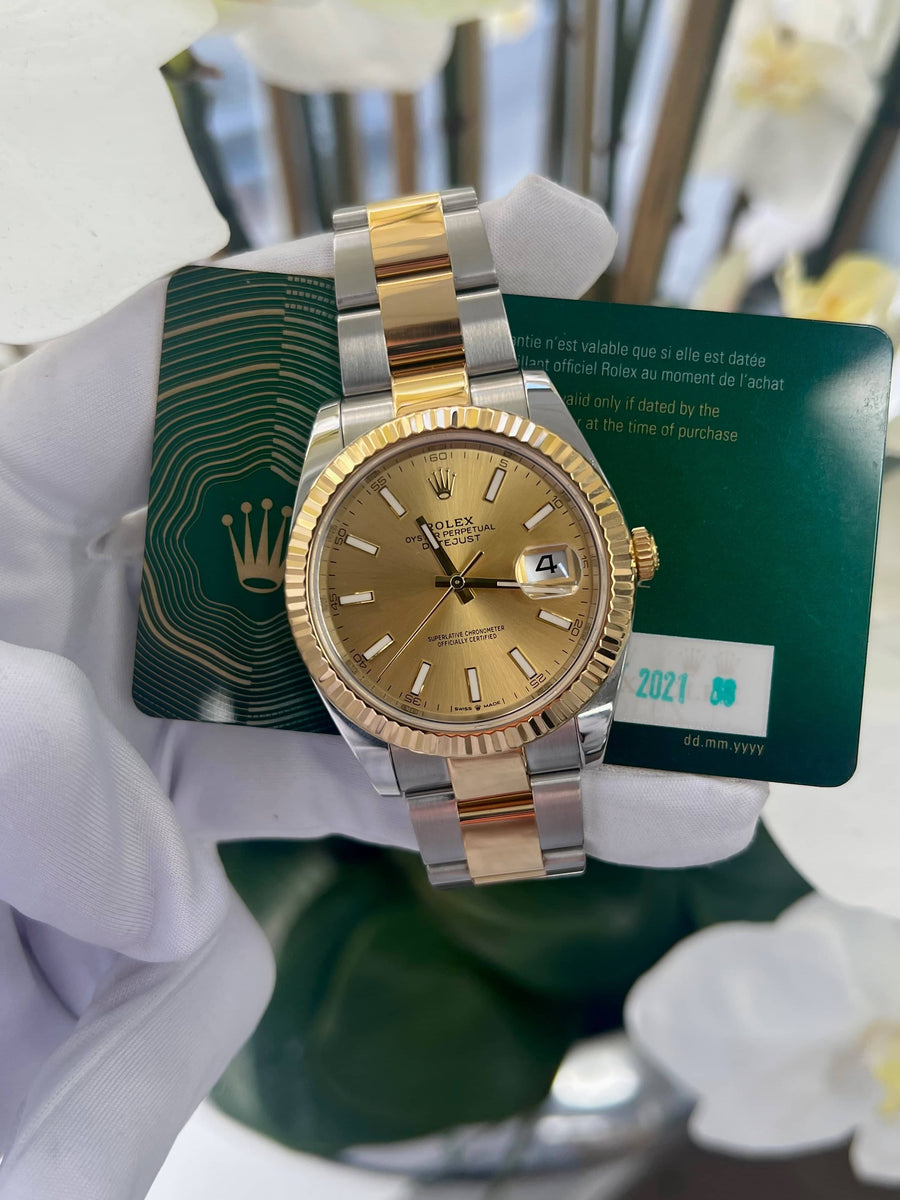 Rolex Datejust 126333 Used 41mm Champagne Dial Oyster Bracelet